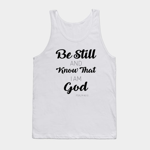 Be Still Tank Top by WinterWolfDesign